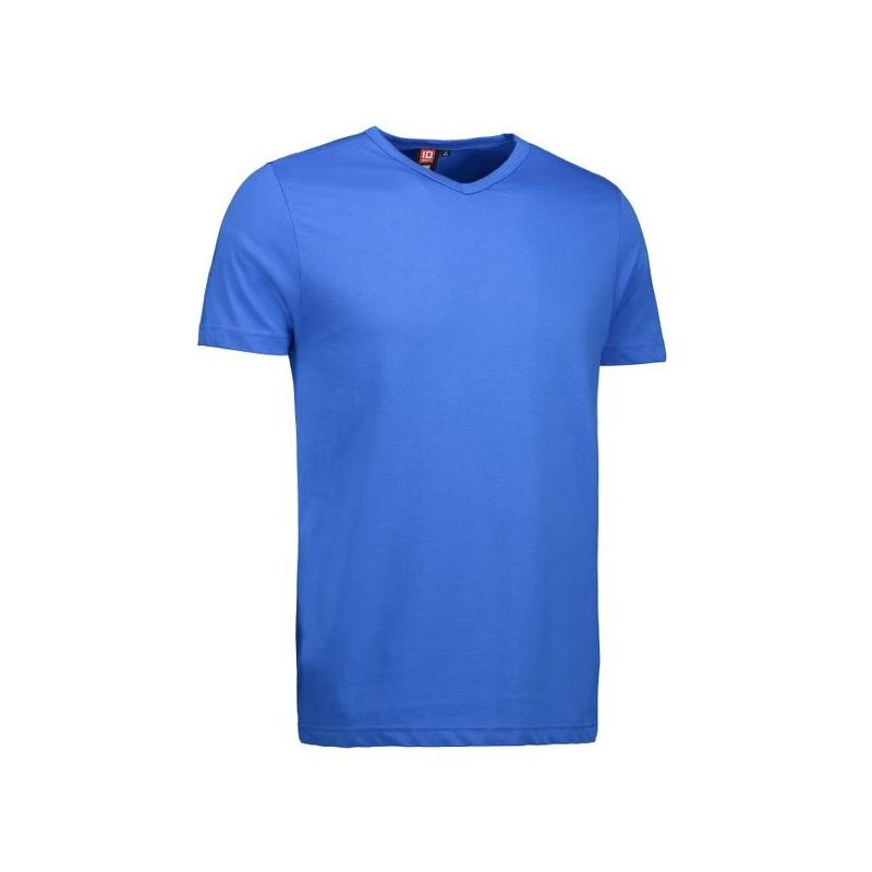 Heute im Angebot: T-TIME ® Herren T-Shirt 0514 von ID / Farbe: azur / V-Ausschnitt / 100% BAUMWOLLE in der Region Frankfurt Main