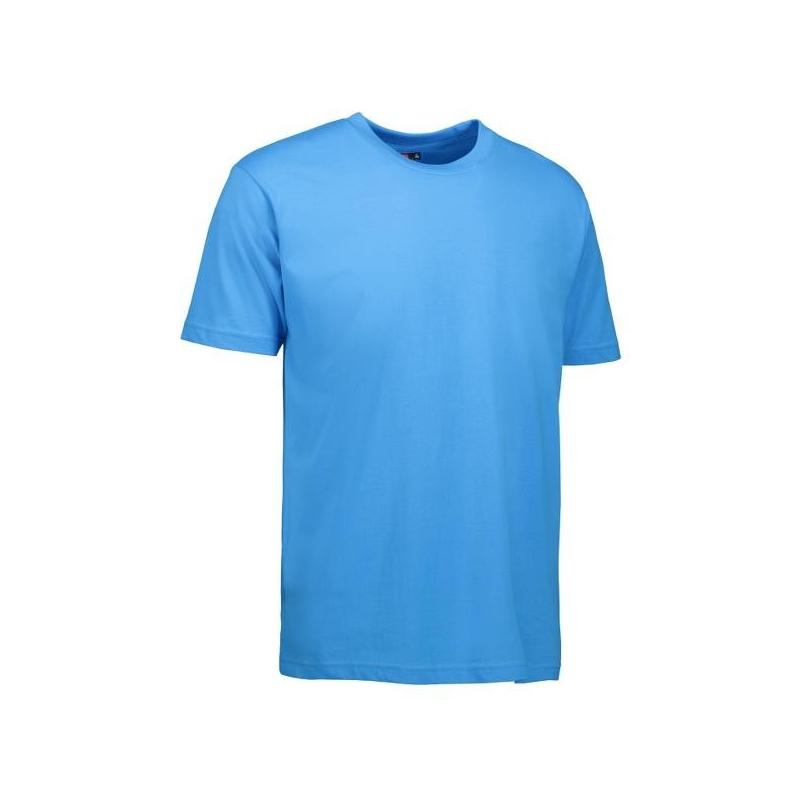 Heute im Angebot: T-Shirt 0500 von ID / Farbe: cyan / 100% BAUMWOLLE in der Region Neu-Ulm