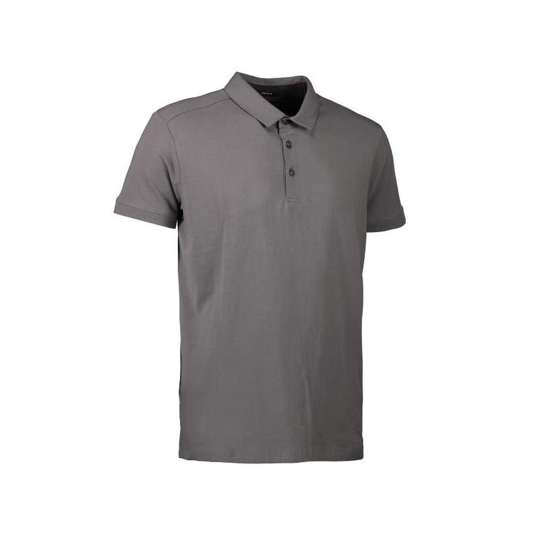 Heute im Angebot: Business Herren Poloshirt | Stretch 534 von ID / Farbe: grau/ 95% BAUMWOLLE 5% ELASTANE in der Region Hamm