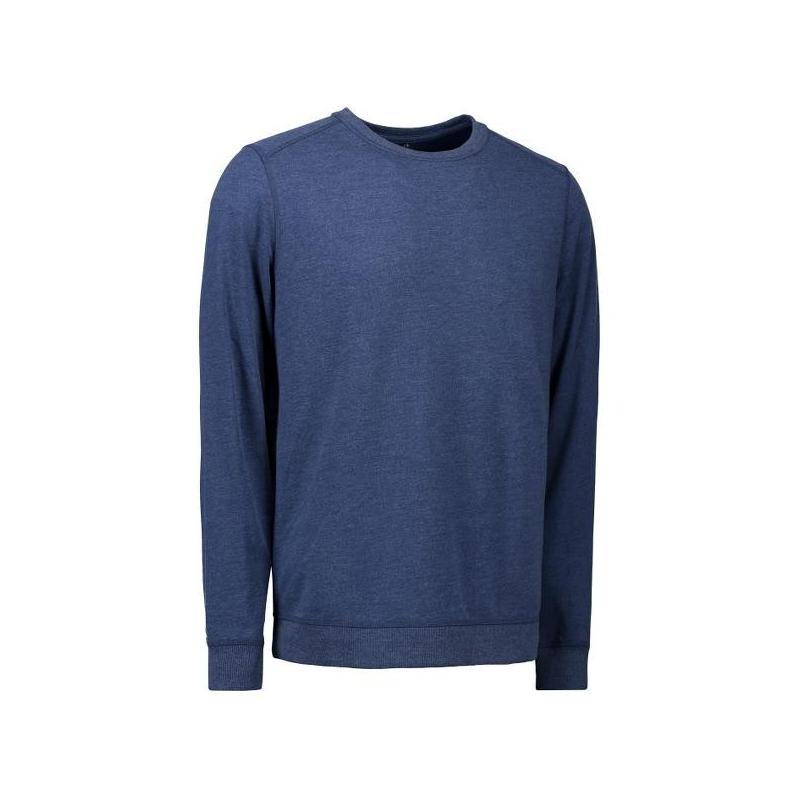 Heute im Angebot: Herren - Sweatshirt CORE O-Neck Sweat 615 von ID / Farbe: blau / 50% BAUMWOLLE 50% POLYESTER in der Region Minden