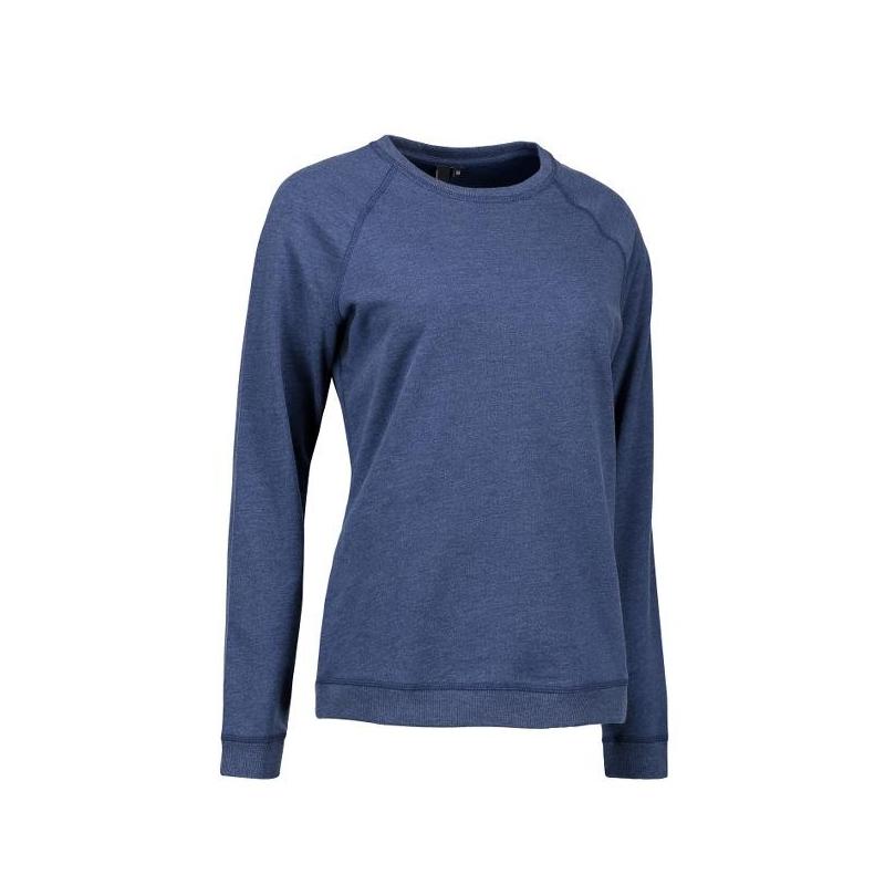 Heute im Angebot: Damen - Sweatshirt CORE O-Neck Sweat 616 von ID / Farbe: blau / 50% BAUMWOLLE 50% POLYESTER in der Region Wiesbaden