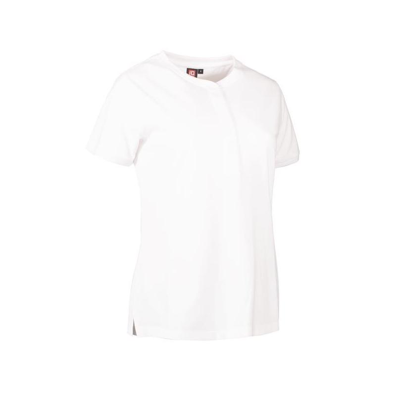 Heute im Angebot: PRO Wear CARE Damen Poloshirt 375 von ID / Farbe: weiß / 50% BAUMWOLLE 50% POLYESTER in der Region Am Mellensee