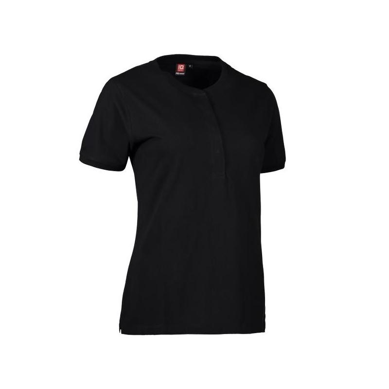 Heute im Angebot: PRO Wear CARE Damen Poloshirt 375 von ID / Farbe: schwarz / 50% BAUMWOLLE 50% POLYESTER in der Region Offenbach