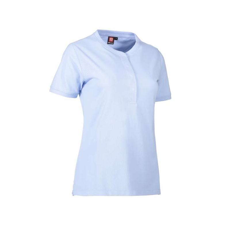 Heute im Angebot: PRO Wear CARE Damen Poloshirt 375 von ID / Farbe: hellblau / 50% BAUMWOLLE 50% POLYESTER in der Region Schwielowsee