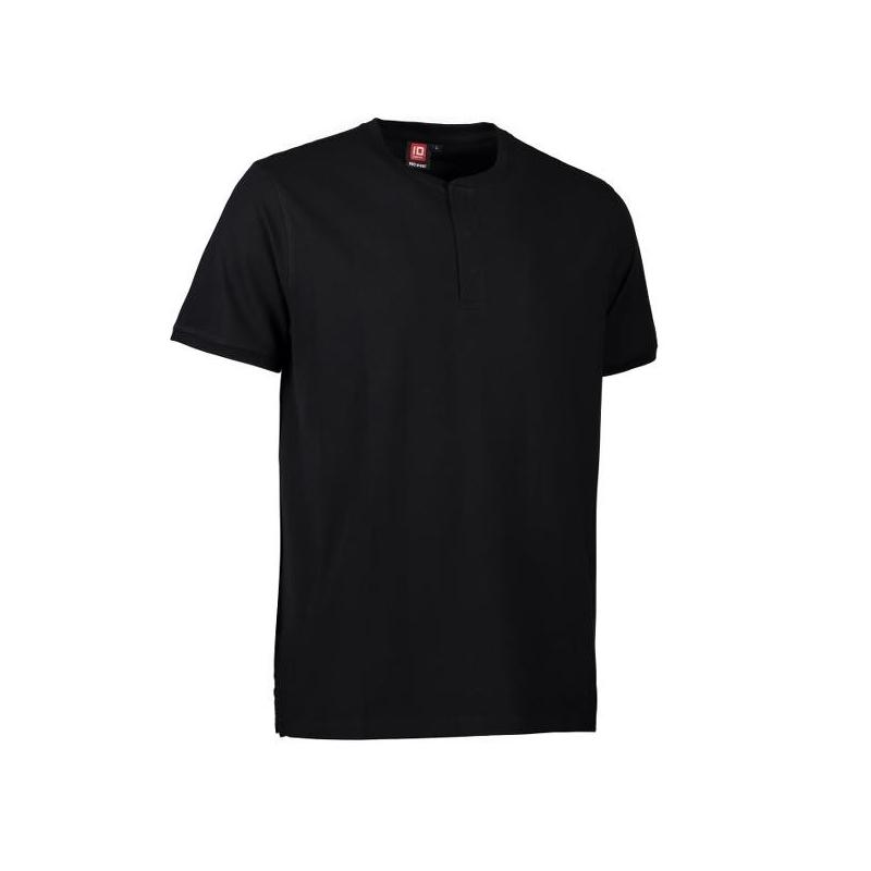 Heute im Angebot: PRO Wear CARE Herren Poloshirt 374 von ID / Farbe: schwarz / 50% BAUMWOLLE 50% POLYESTER in der Region Bad Sarrow