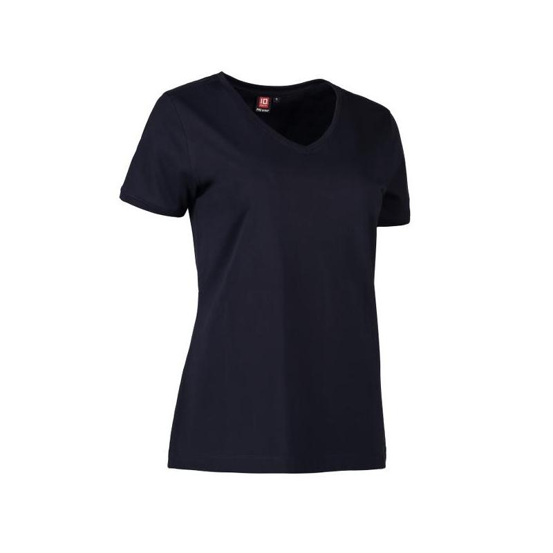 Heute im Angebot: PRO Wear CARE Damen T-Shirt 373 von ID / Farbe: navy / 60% BAUMWOLLE 40% POLYESTER in der Region Senftenberg