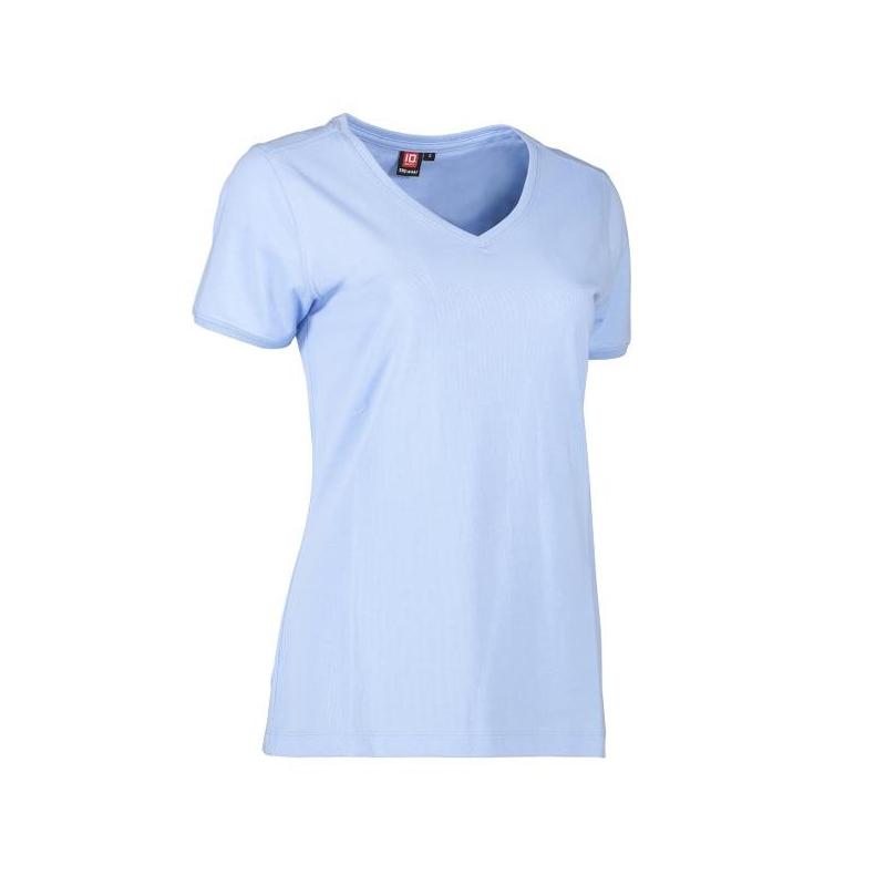 Heute im Angebot: PRO Wear CARE Damen T-Shirt 373 von ID / Farbe: hellblau / 60% BAUMWOLLE 40% POLYESTER in der Region Viersen