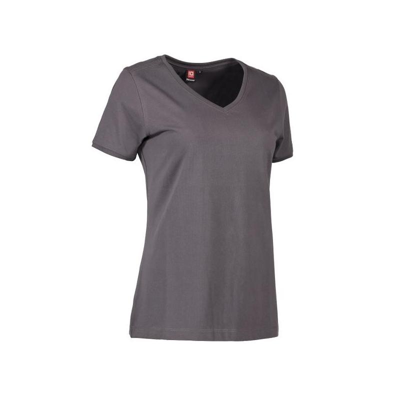 Heute im Angebot: PRO Wear CARE Damen T-Shirt 373 von ID / Farbe: grau / 60% BAUMWOLLE 40% POLYESTER in der Region Hürth