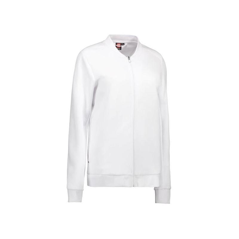 Heute im Angebot: PRO Wear Cardigan Damen 367 von ID / Farbe: weiß / 60% BAUMWOLLE 40% POLYESTER in der Region Aachen