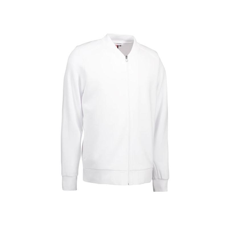 Heute im Angebot: PRO Wear Cardigan Herren 366 von ID / Farbe: weiß / 60% BAUMWOLLE 40% POLYESTER in der Region Meißen