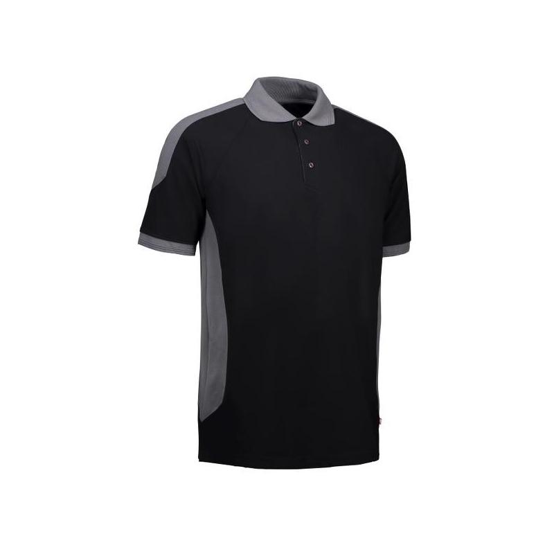 Heute im Angebot: PRO Wear Herren Poloshirt 322 von ID / Farbe: schwarz / 50% BAUMWOLLE 50% POLYESTER in der Region Eisenach