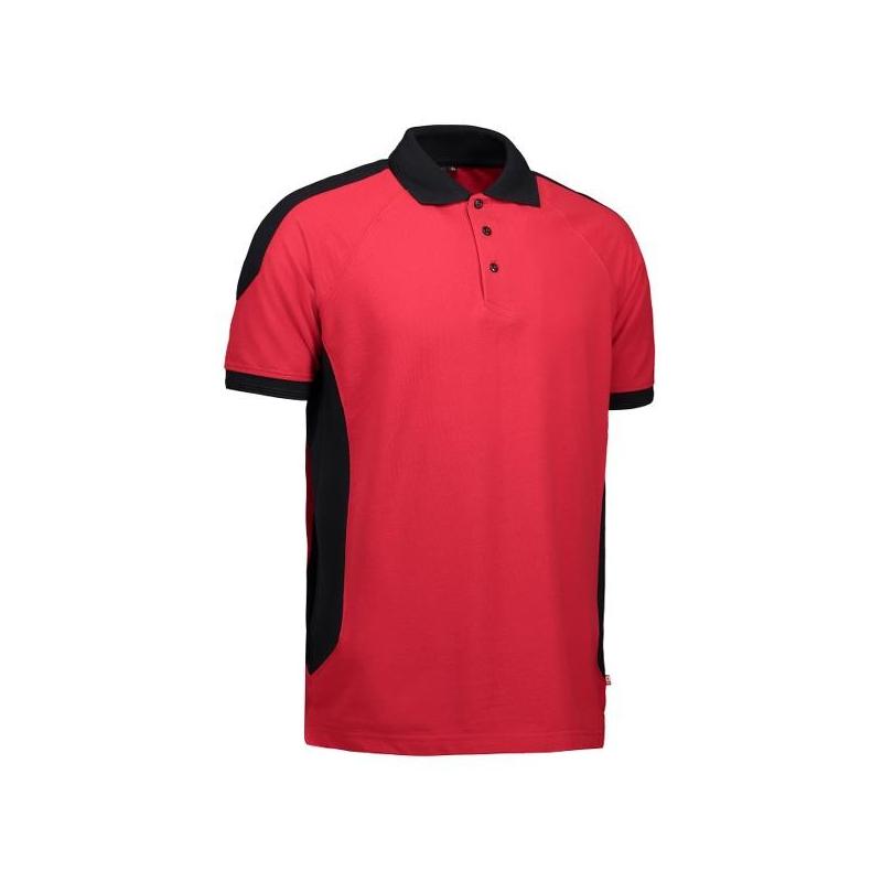 Heute im Angebot: PRO Wear Herren Poloshirt 322 von ID / Farbe: rot / 50% BAUMWOLLE 50% POLYESTER in der Region Düsseldorf