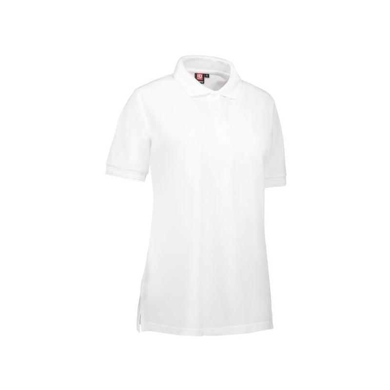 Heute im Angebot: PRO Wear Damen Poloshirt 321 von ID / Farbe: weiß / 50% BAUMWOLLE 50% POLYESTER in der Region Berlin Siemensstadt