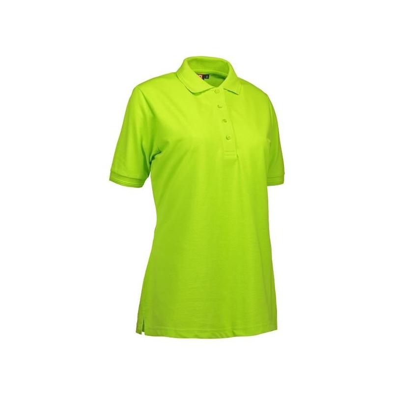 Heute im Angebot: PRO Wear Damen Poloshirt 321 von ID / Farbe: lime / 50% BAUMWOLLE 50% POLYESTER in der Region Wilhelmshaven