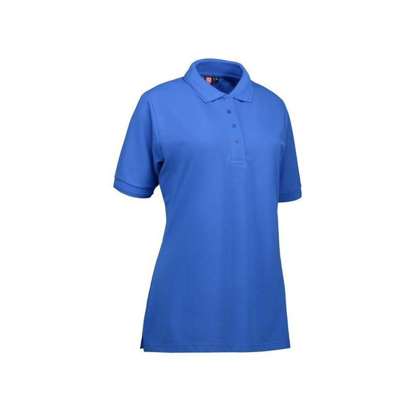 Heute im Angebot: PRO Wear Damen Poloshirt 321 von ID / Farbe: azur / 50% BAUMWOLLE 50% POLYESTER in der Region Leverkusen