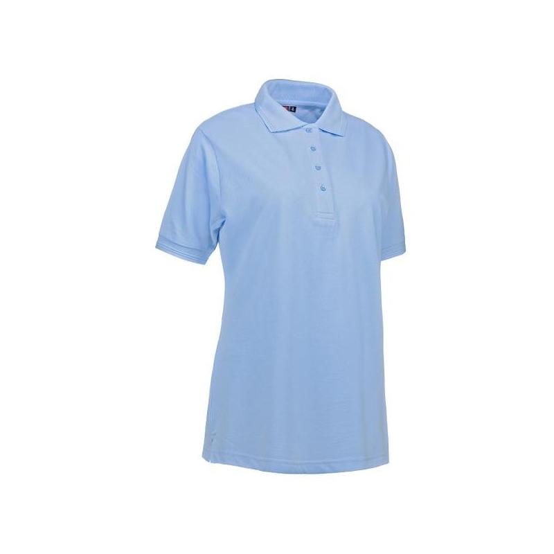 Heute im Angebot: PRO Wear Damen Poloshirt 321 von ID / Farbe: hellblau / 50% BAUMWOLLE 50% POLYESTER in der Region Mannheim