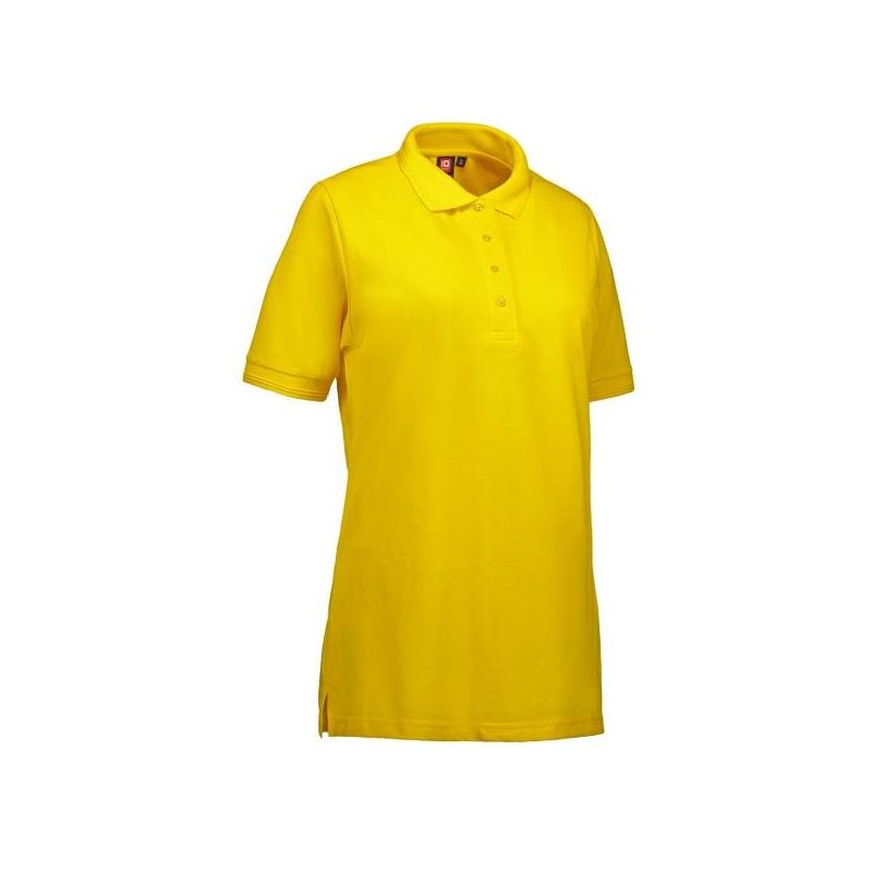 Heute im Angebot: PRO Wear Damen Poloshirt 321 von ID / Farbe: gelb / 50% BAUMWOLLE 50% POLYESTER in der Region Fulda