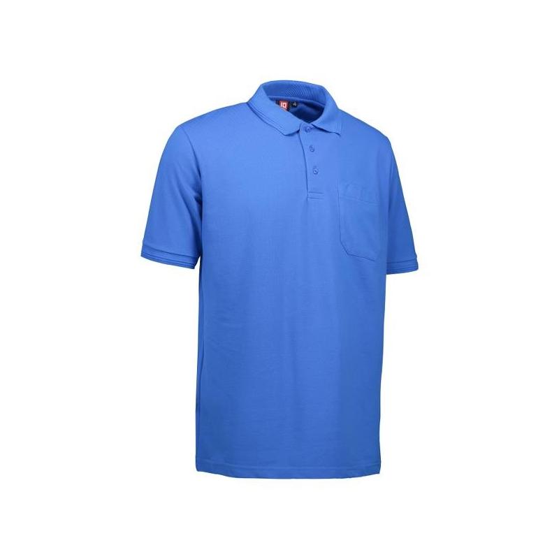 Heute im Angebot: PRO Wear Herren Poloshirt 320 von ID / Farbe: azur / 50% BAUMWOLLE 50% POLYESTER in der Region Essen