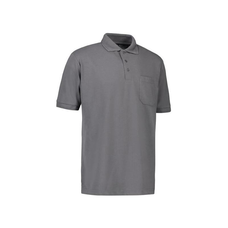 Heute im Angebot: PRO Wear Herren Poloshirt 320 von ID / Farbe: grau / 50% BAUMWOLLE 50% POLYESTER in der Region Groß Kreutz