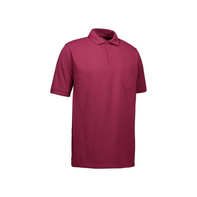 Heute im Angebot: PRO Wear Herren Poloshirt 320 von ID / Farbe: bordeaux / 50% BAUMWOLLE 50% POLYESTER in der Region Schweinfurt