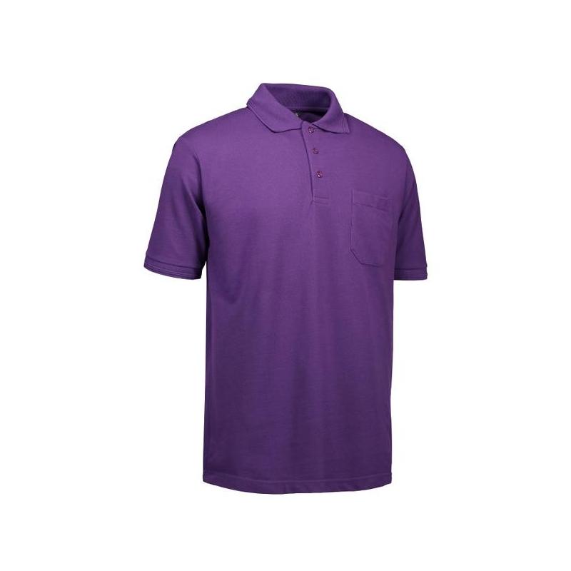 Heute im Angebot: PRO Wear Herren Poloshirt 320 von ID / Farbe: lila / 50% BAUMWOLLE 50% POLYESTER in der Region Hürth