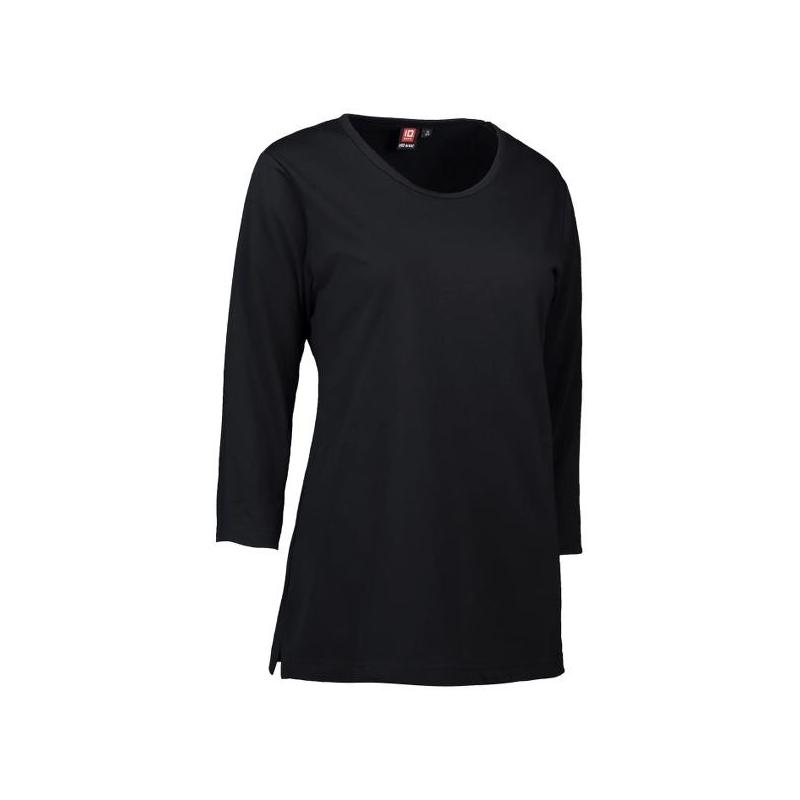 Heute im Angebot: PRO Wear Damen T-Shirt | 3/4-Arm 313 von ID / Farbe: schwarz / 60% BAUMWOLLE 40% POLYESTER in der Region Luckau