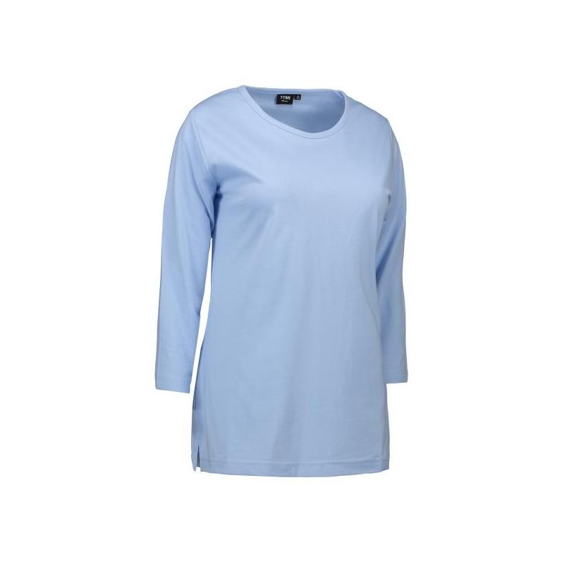 Heute im Angebot: PRO Wear Damen T-Shirt | 3/4-Arm 313 von ID / Farbe: hellblau / 60% BAUMWOLLE 40% POLYESTER in der Region Flensburg