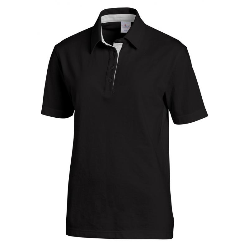 Heute im Angebot: Poloshirt 2637 von LEIBER / Farbe: schwarz-silbergrau / 95 % Baumwolle 5 % Elasthan in der Region Blankenfelde