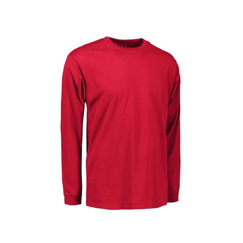 Heute im Angebot: PRO Wear Herren T-Shirt | Langarm 311 von ID / Farbe: rot / 60% BAUMWOLLE 40% POLYESTER in der Region Berlin Baumschulenweg