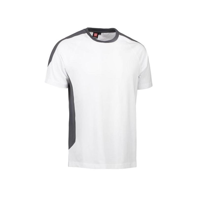 Heute im Angebot: PRO Wear T-Shirt | Kontrast 302 von ID / Farbe: weiß / 60% BAUMWOLLE 40% POLYESTER in der Region Hamburg