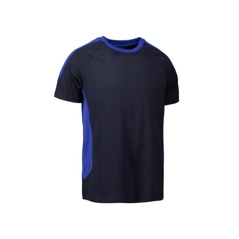 Heute im Angebot: PRO Wear T-Shirt | Kontrast 302 von ID / Farbe: navy / 60% BAUMWOLLE 40% POLYESTER in der Region Bad Sarrow