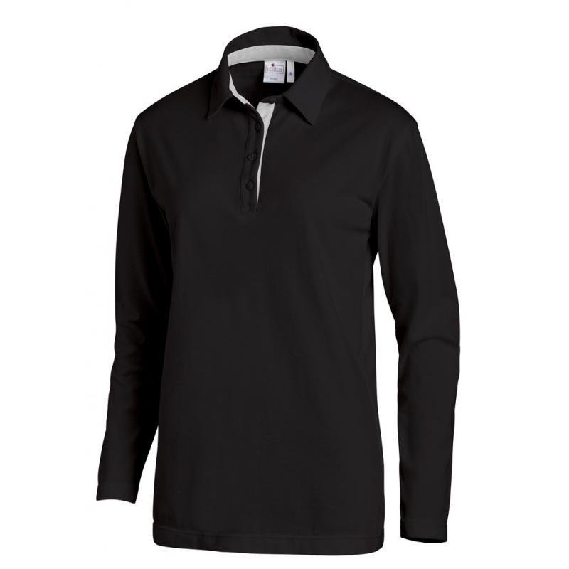 Heute im Angebot: Poloshirt 2638 von LEIBER / Farbe: schwarz-silbergrau / 95 % Baumwolle 5 % Elasthan in der Region Falkenberg