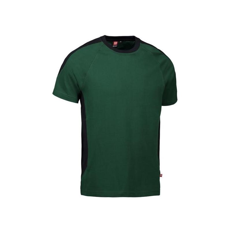 Heute im Angebot: PRO Wear T-Shirt | Kontrast 302 von ID / Farbe: grün / 60% BAUMWOLLE 40% POLYESTER in der Region Ketzin