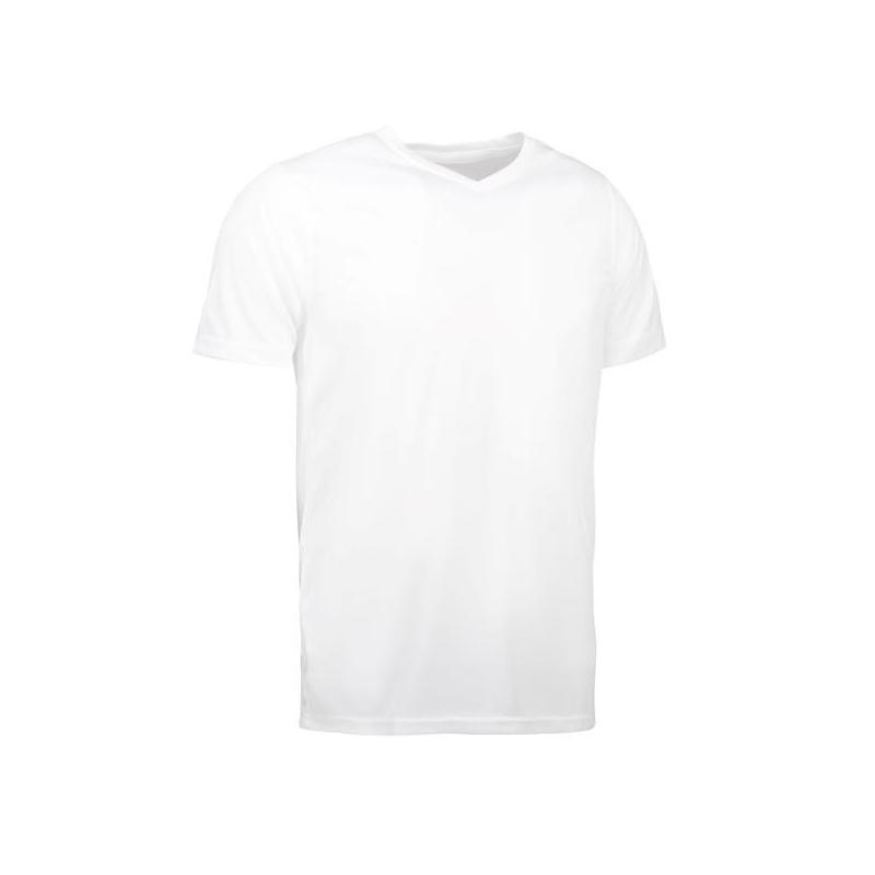 Heute im Angebot: YES Active Herren T-Shirt 2030 von ID / Farbe: weiß / 100% POLYESTER in der Region Marl