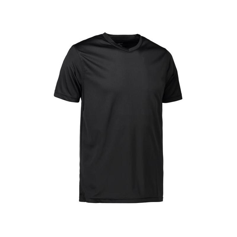 Heute im Angebot: YES Active Herren T-Shirt 2030 von ID / Farbe: schwarz / 100% POLYESTER in der Region Lutherstadt Wittenberg