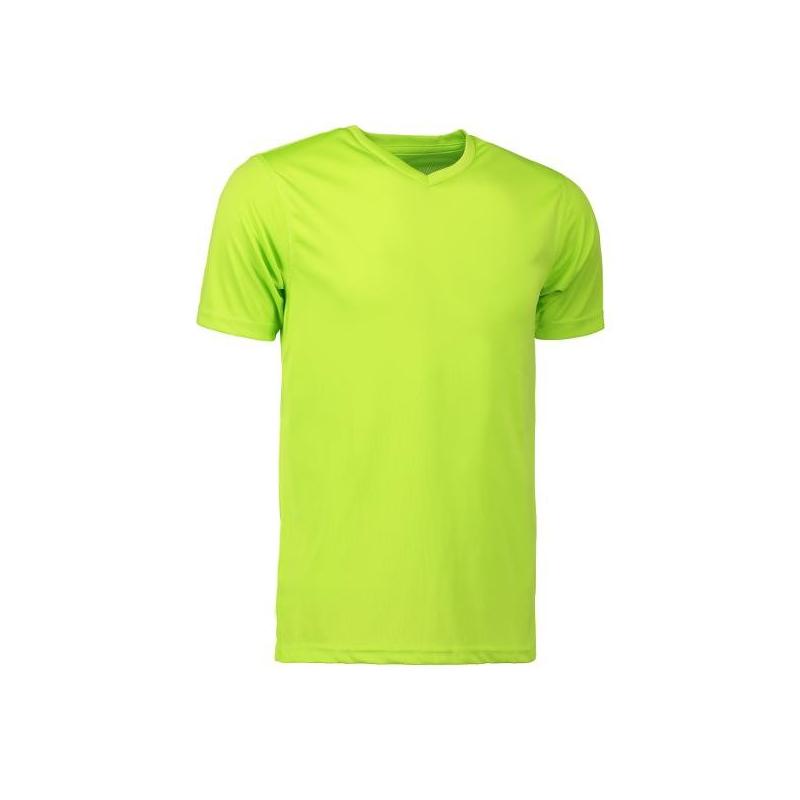 Heute im Angebot: YES Active Herren T-Shirt 2030 von ID / Farbe: lime / 100% POLYESTER in der Region Neumünster