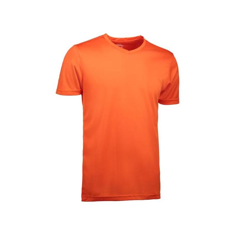 Heute im Angebot: YES Active Herren T-Shirt 2030 von ID / Farbe: orange / 100% POLYESTER in der Region Berlin Mitte