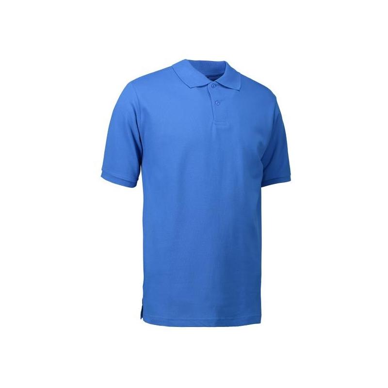 Heute im Angebot: YES Herren Poloshirt 2020 von ID / Farbe: azur / 100% POLYESTER in der Region Remscheid
