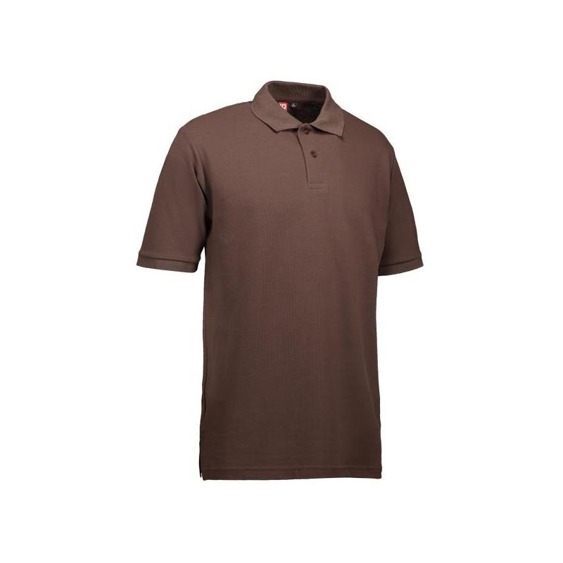 Heute im Angebot: YES Herren Poloshirt 2020 von ID / Farbe: braun / 100% POLYESTER in der Region Bad Sarrow