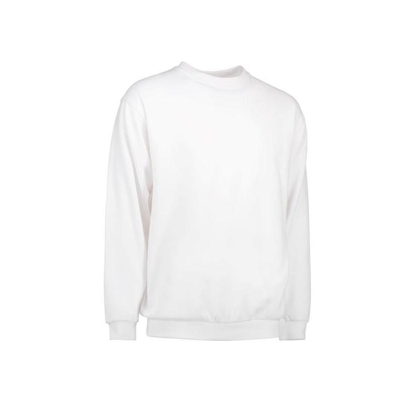Heute im Angebot: Klassisches Herren Sweatshirt 600 von ID / Farbe: weiß / 70% BAUMWOLLE 30% POLYESTER in der Region Wiesbaden