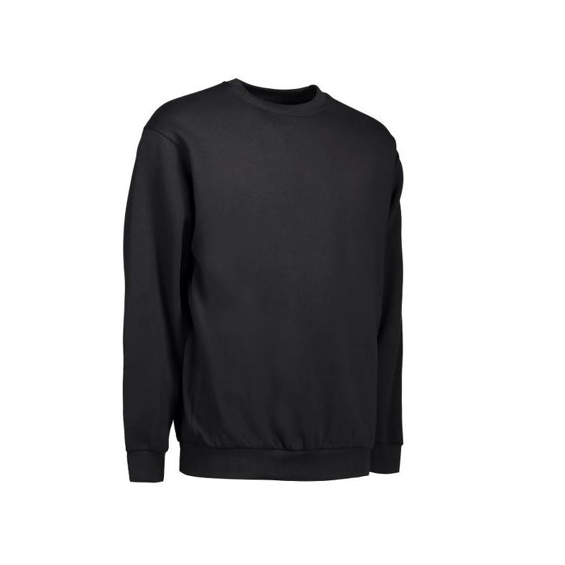 Heute im Angebot: Klassisches Herren Sweatshirt 600 von ID / Farbe: schwarz / 70% BAUMWOLLE 30% POLYESTER in der Region Berlin Hellersdorf