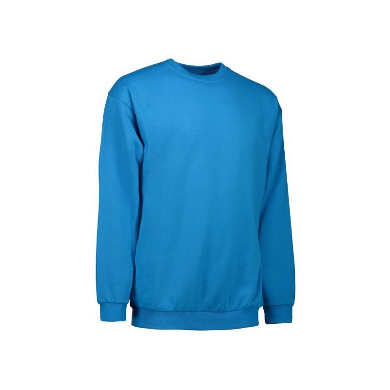 Heute im Angebot: Klassisches Herren Sweatshirt 600 von ID / Farbe: türkis / 70% BAUMWOLLE 30% POLYESTER in der Region Lüdenscheid