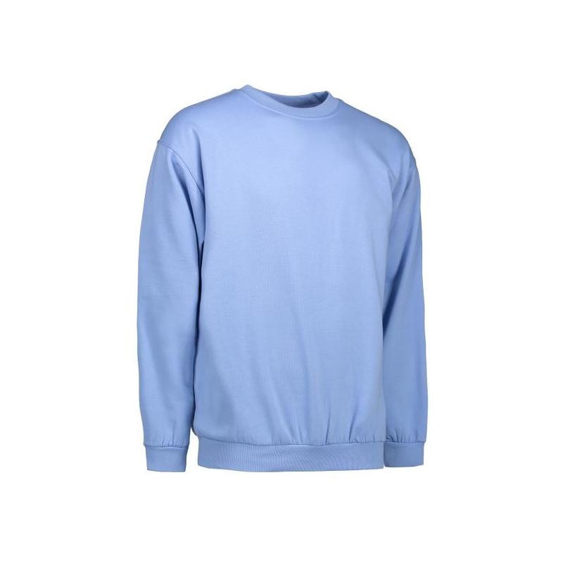 Heute im Angebot: Klassisches Herren Sweatshirt 600 von ID / Farbe: hellblau / 70% BAUMWOLLE 30% POLYESTER in der Region Solingen