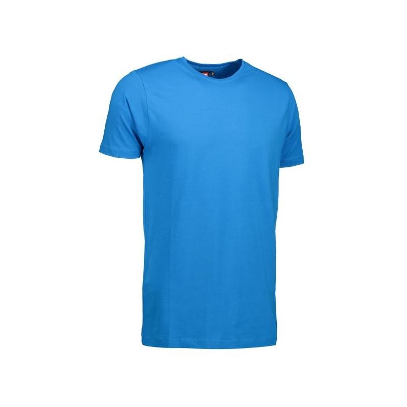 Heute im Angebot: Stretch Herren T-Shirt 594 von ID / Farbe: türkis / 92% BAUMWOLLE 8% ELASTANE in der Region Berlin Karow