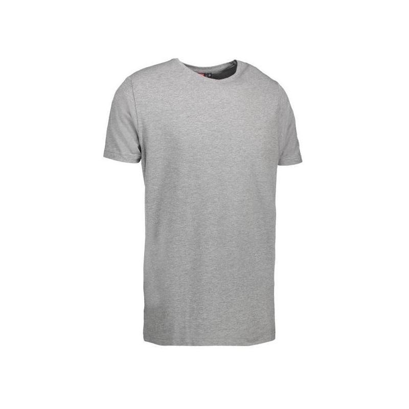 Heute im Angebot: Stretch Herren T-Shirt 594 von ID / Farbe: hellgrau / 92% BAUMWOLLE 8% ELASTANE in der Region Herford