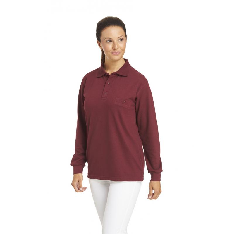 Heute im Angebot: Poloshirt 841 von LEIBER / Farbe: bordeaux / 50 % Baumwolle 50 % Polyester in der Region Beelitz