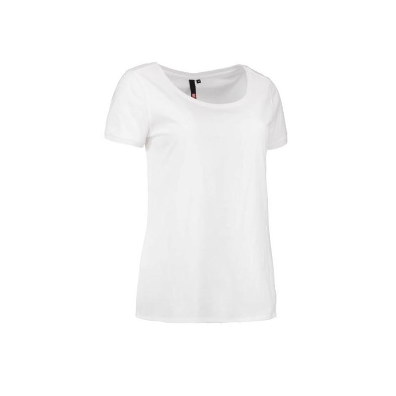 Heute im Angebot: CORE O-Neck Tee Damen T-Shirt 541 von ID / Farbe: weiß / 100% BAUMWOLLE in der Region Rüsselsheim