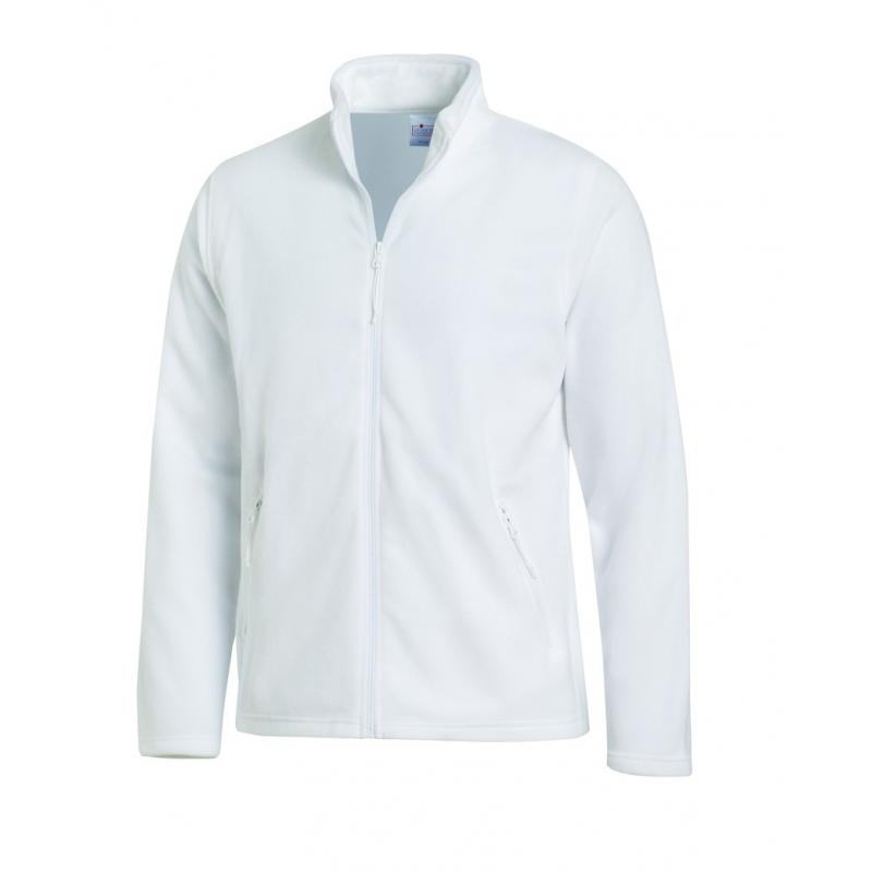 Heute im Angebot: Fleecejacke (Herren) 2665 von LEIBER / Farbe: weiß / 100 % Polyester in der Region Iserlohn