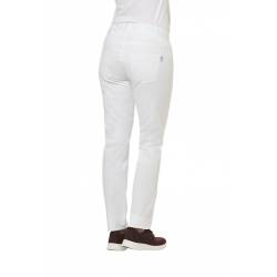 Damenhose - STRETCH - 7810 von LEIBER / Farbe: weiß / 72 % Baumwolle 23 % Polyamid 5 % Elastolefin - | MEIN-KASACK.de | 