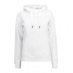 ARBEITS-HOODIE / ARBEITSPULLOVER DAMEN | CORE 637 von ID / Farbe: weiß / 60% BAUMWOLLE 40% POLYESTER - | MEIN-KASACK.de 